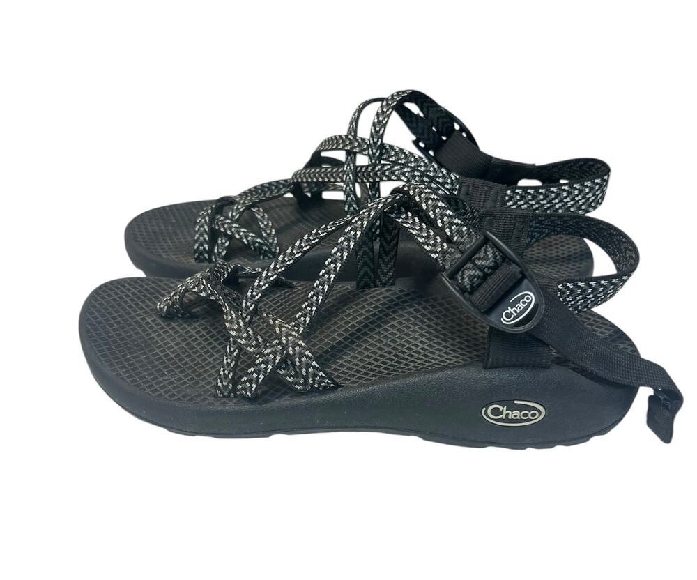 Chaco ZX/2 Classic Hiking Sandals Black White Women's Size 9